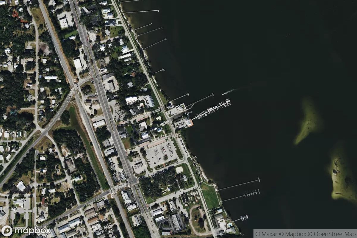 Satellite view of Marina at 27.8109, -80.4646