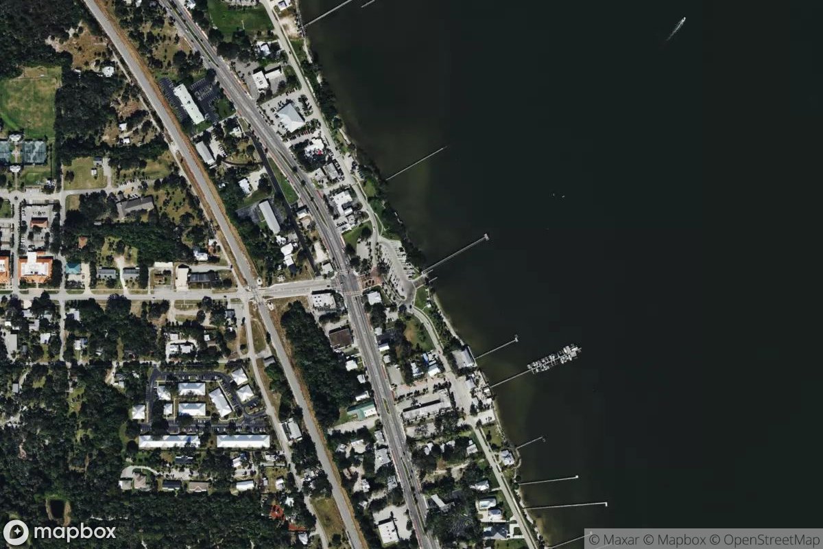 Satellite view of Marina at 27.8175, -80.4684