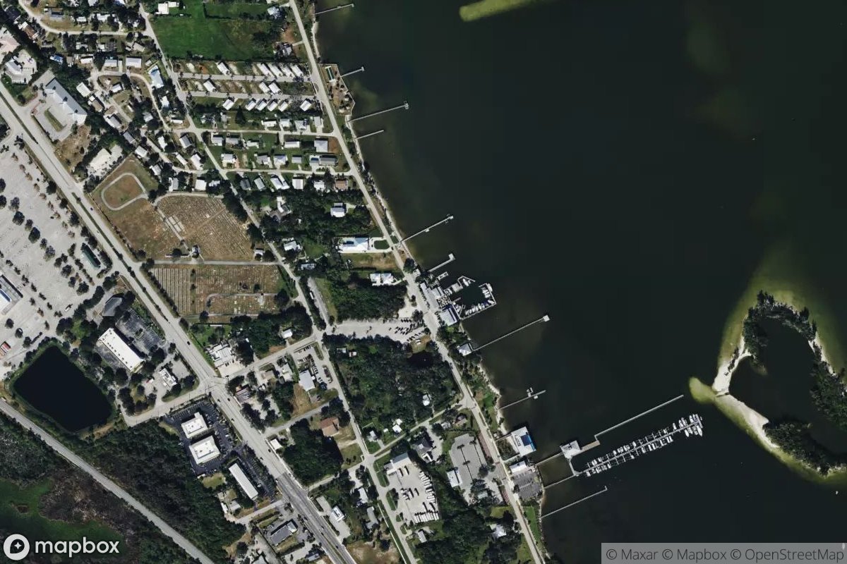 Satellite view of Marina at 27.8293, -80.4745