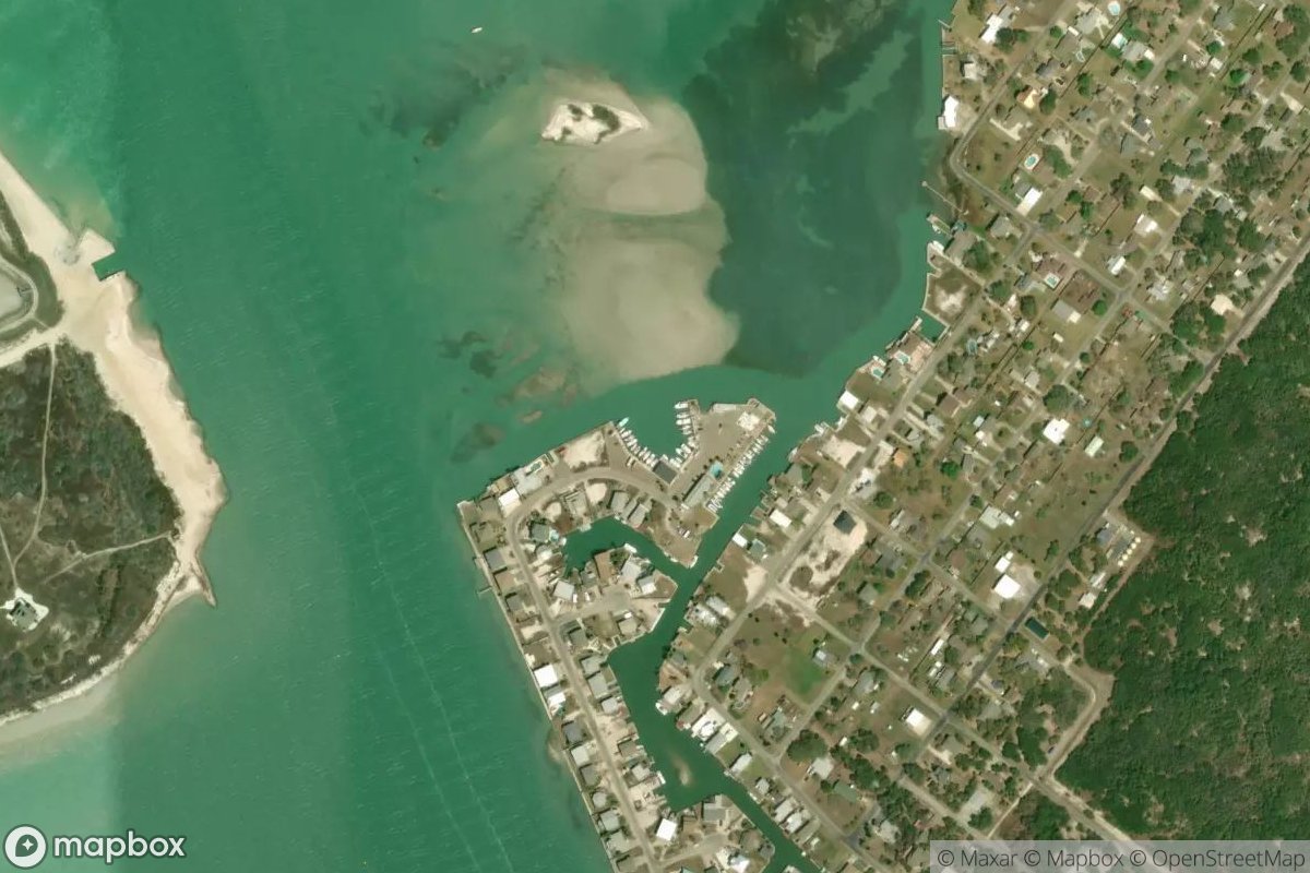 Satellite view of Marina at 27.8312, -97.2254