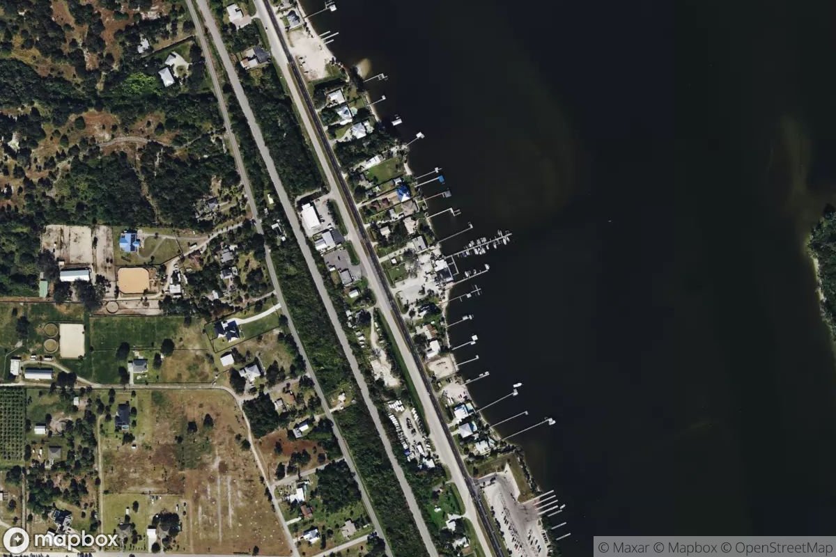 Satellite view of Marina at 27.9343, -80.5282