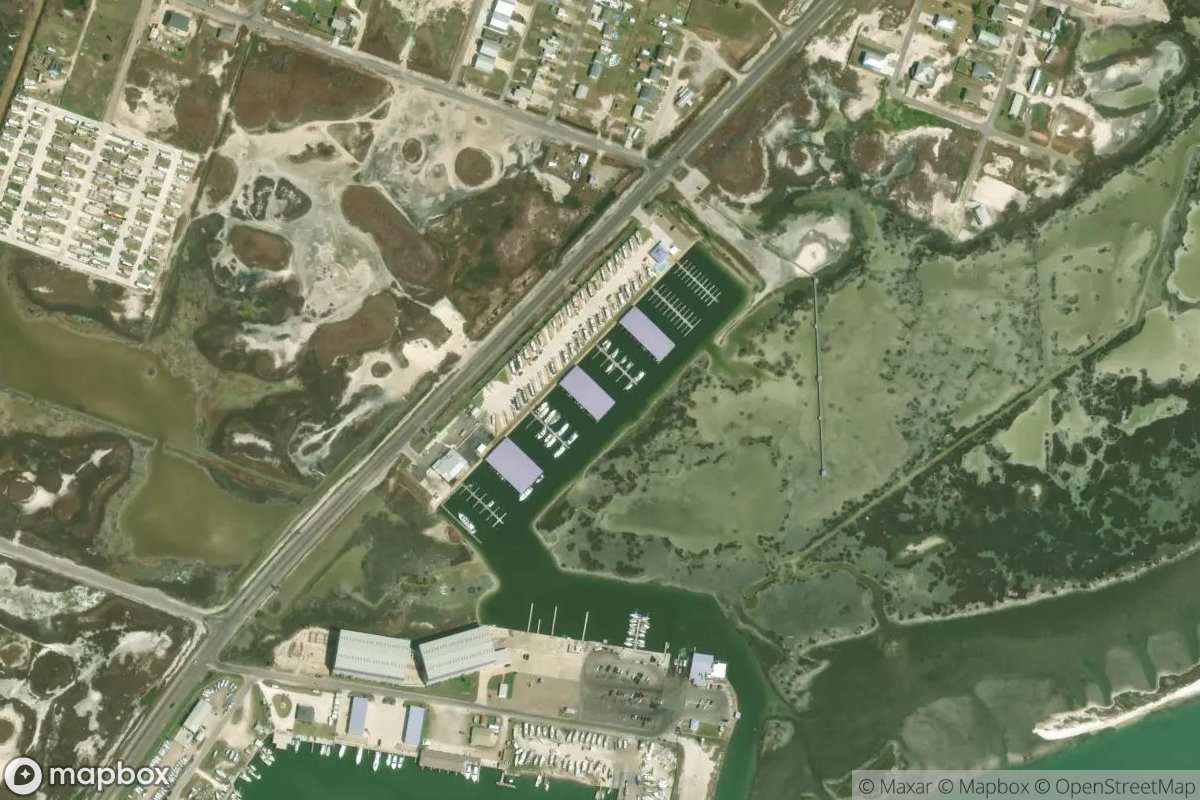 Satellite view of Marina at 27.9950, -97.0738