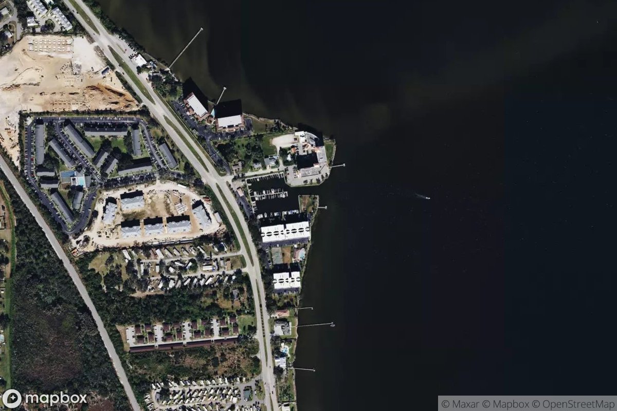 Satellite view of Marina at 28.0164, -80.5668