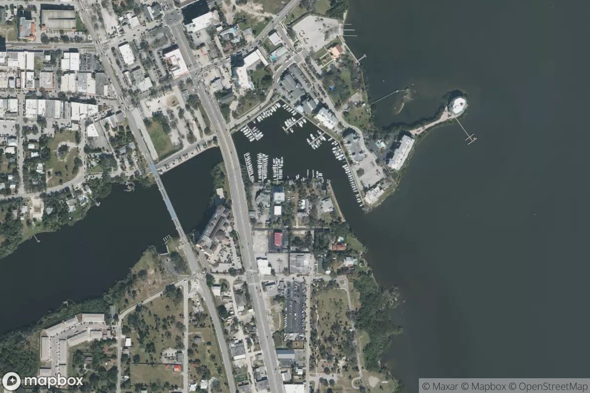 Satellite view of Marina at 28.0765, -80.6009