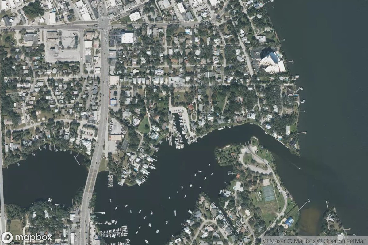 Satellite view of Marina at 28.1260, -80.6275