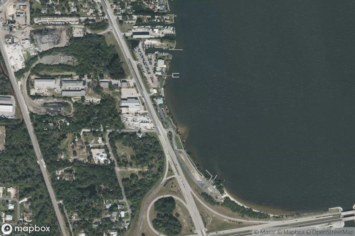 Satellite view of Marina at 28.2086, -80.6627