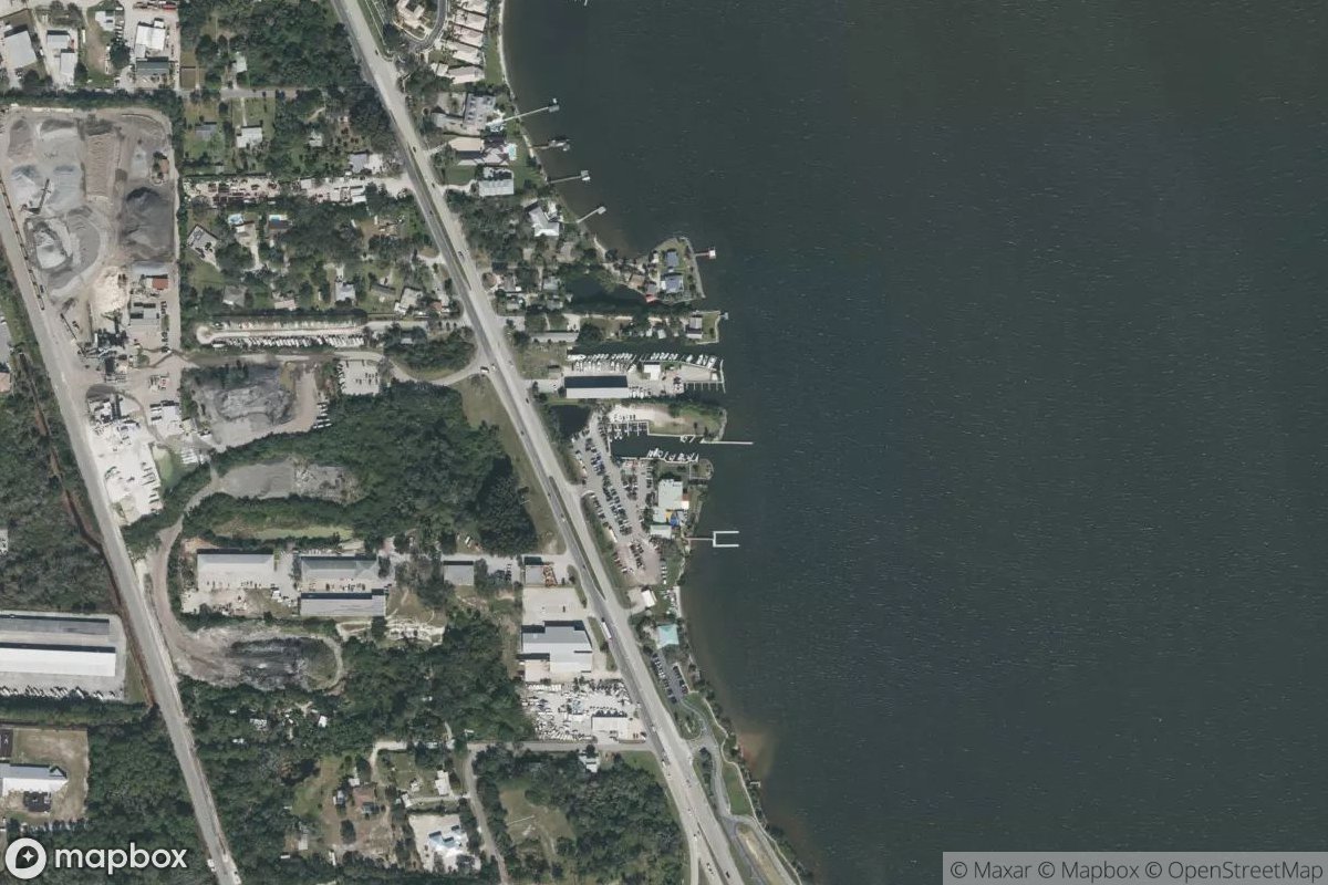 Satellite view of Marina at 28.2108, -80.6634
