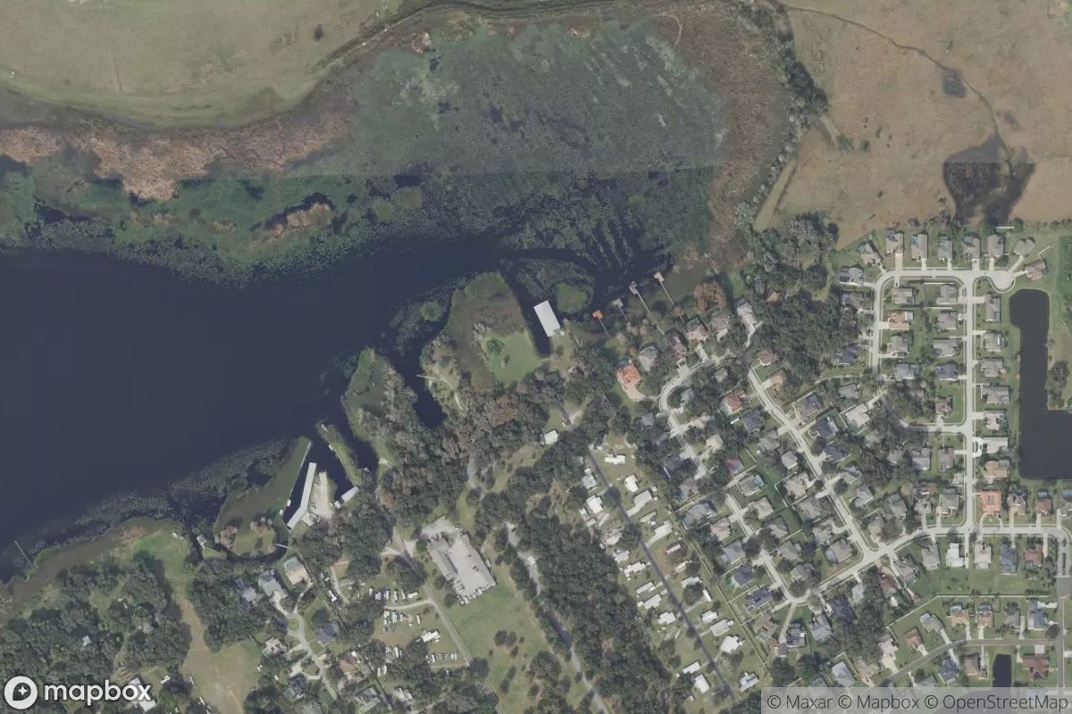 Satellite view of Marina at 28.2636, -81.3819