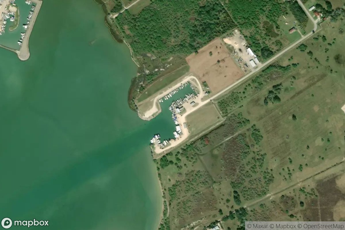 Satellite view of Marina at 28.4024, -96.7047