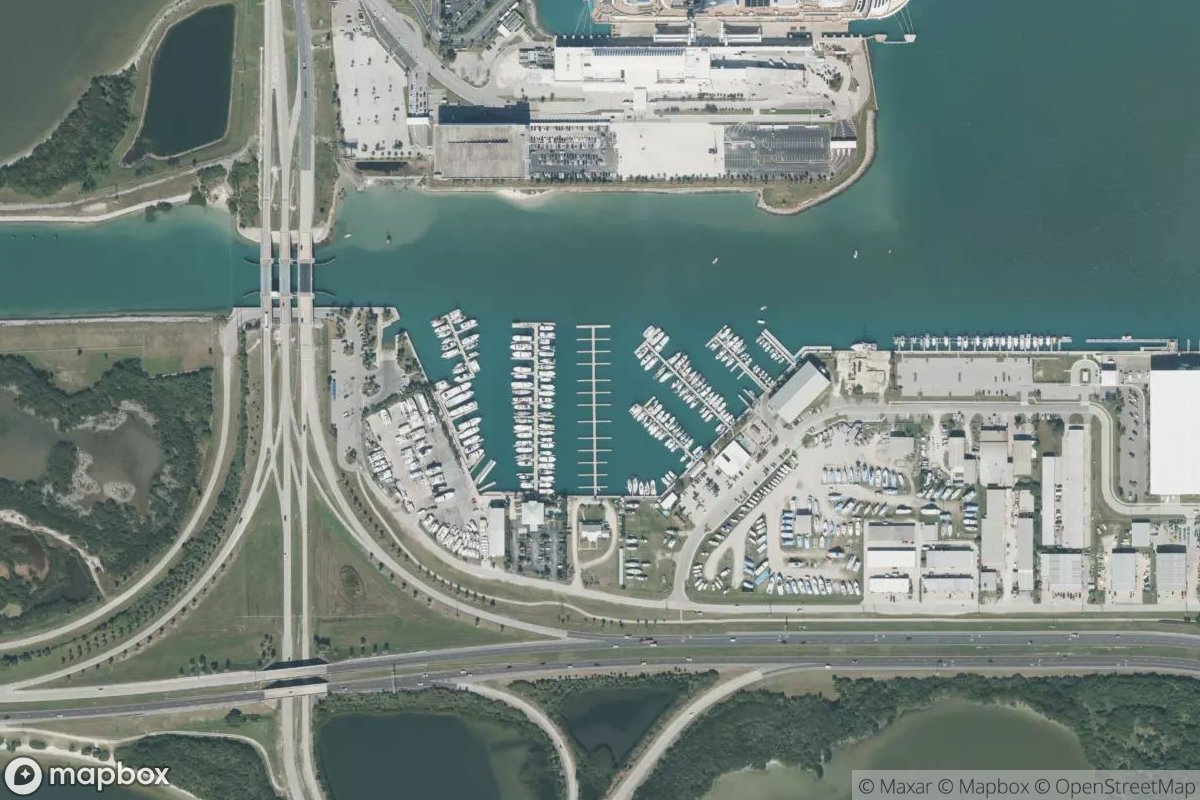 Satellite view of Marina at 28.4081, -80.6289