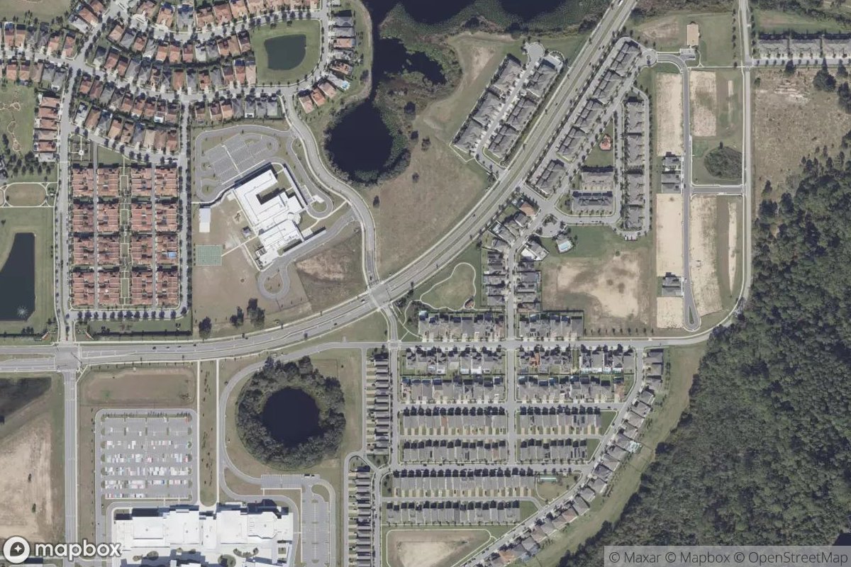 Satellite view of Marina at 28.4207, -81.6231