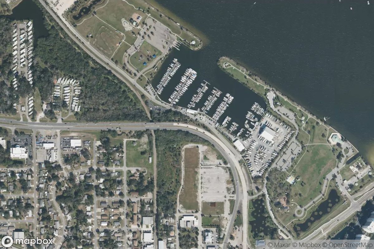 Satellite view of Marina at 28.6195, -80.8095
