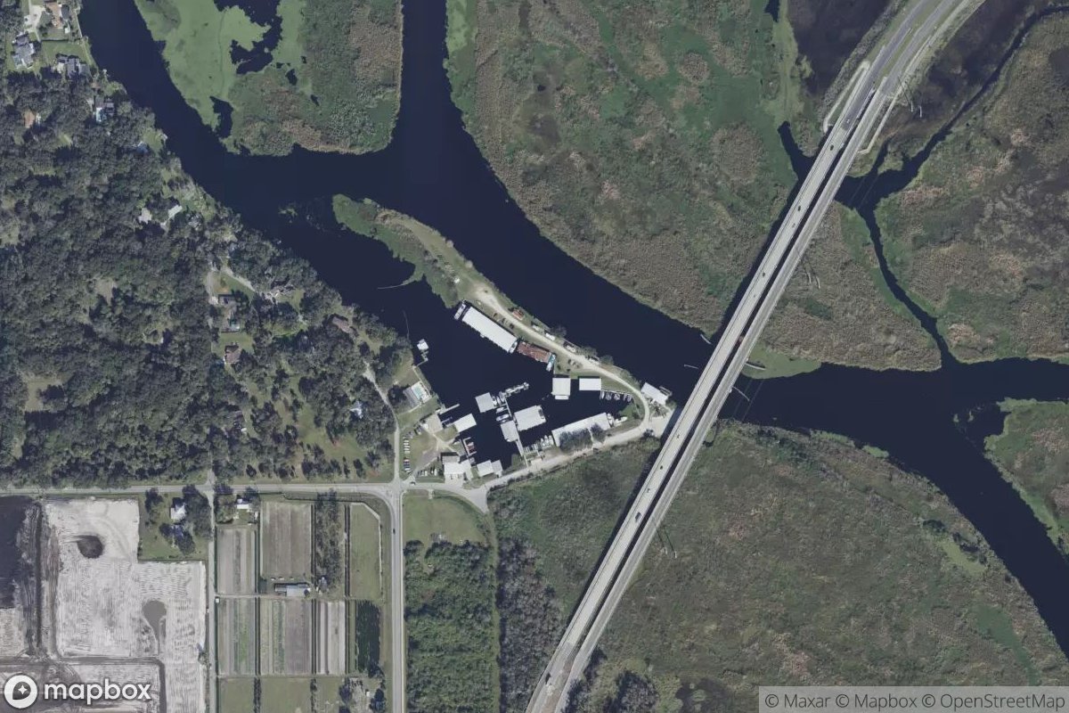 Satellite view of Marina at 28.8028, -81.2127