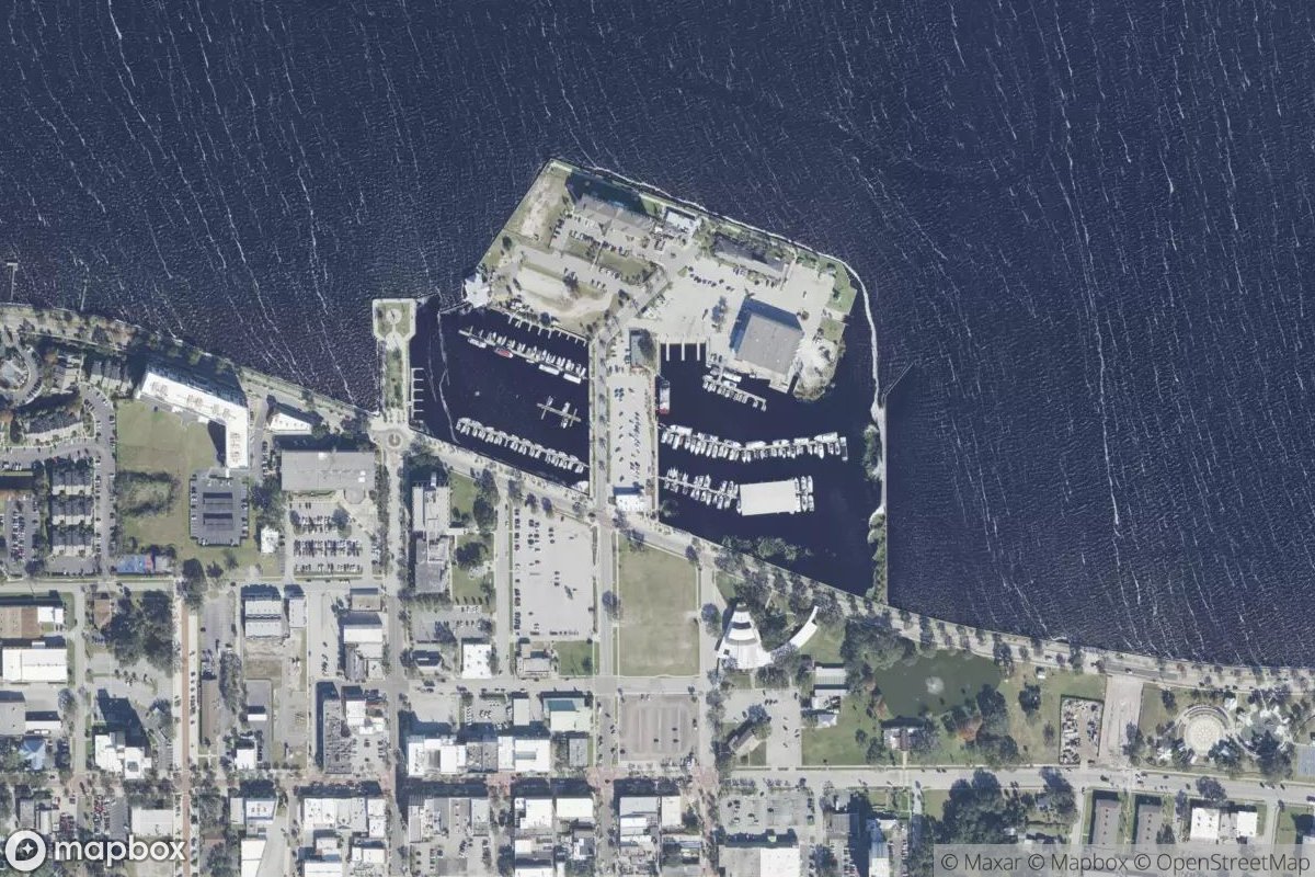 Satellite view of Marina at 28.8147, -81.2655