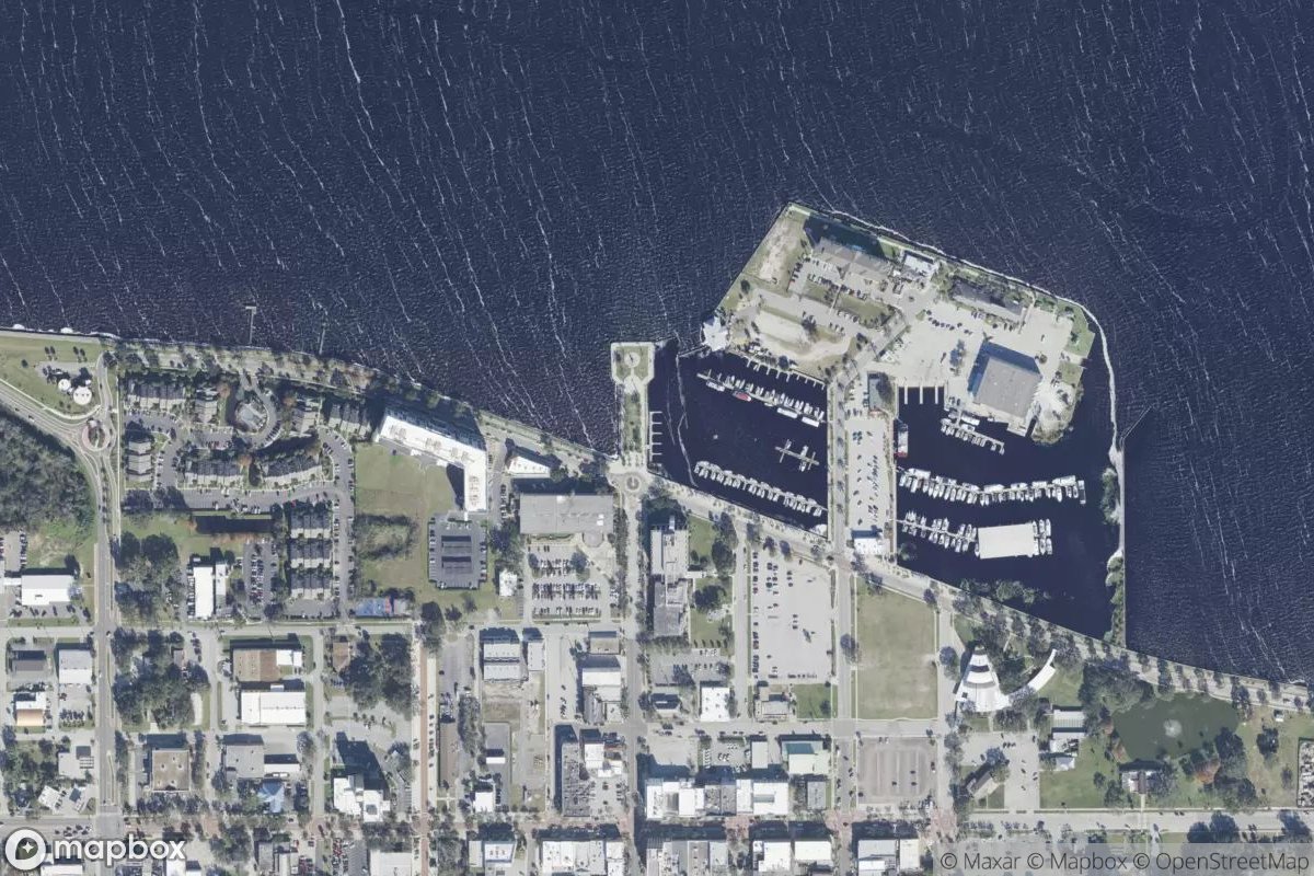 Satellite view of Marina at 28.8150, -81.2678