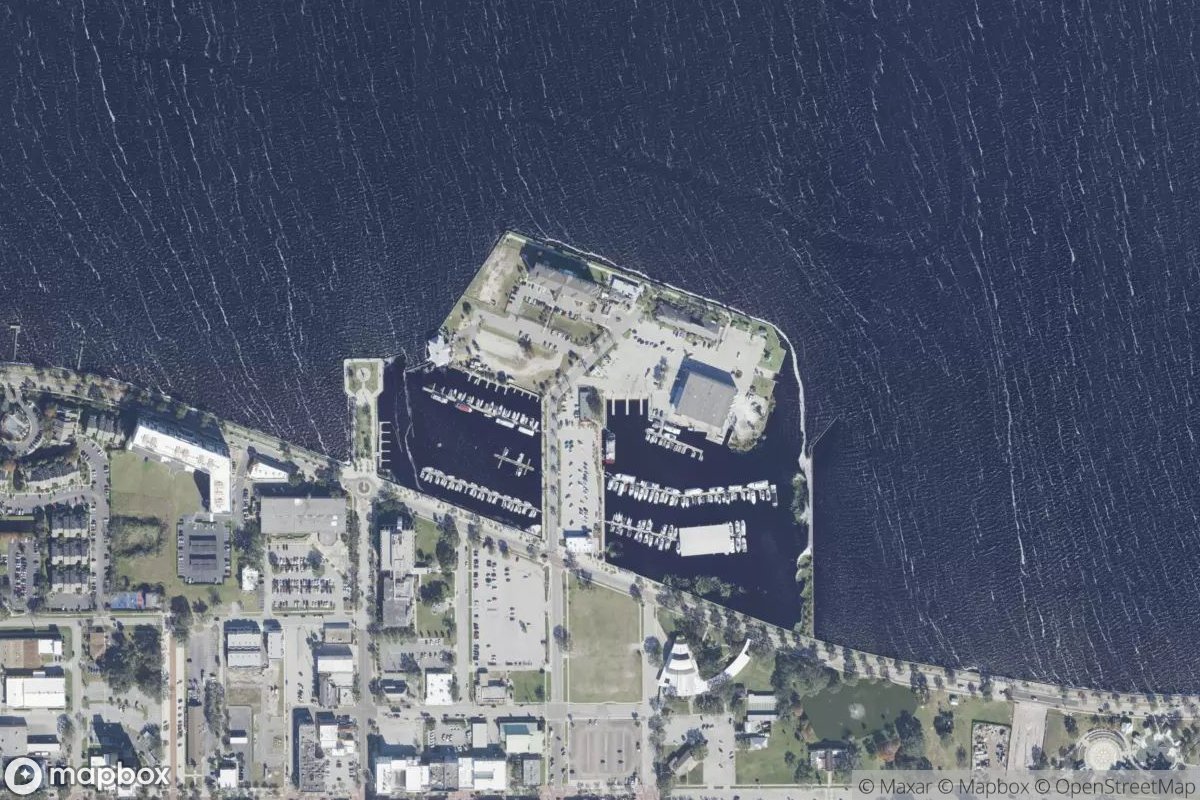Satellite view of Marina at 28.8155, -81.2655