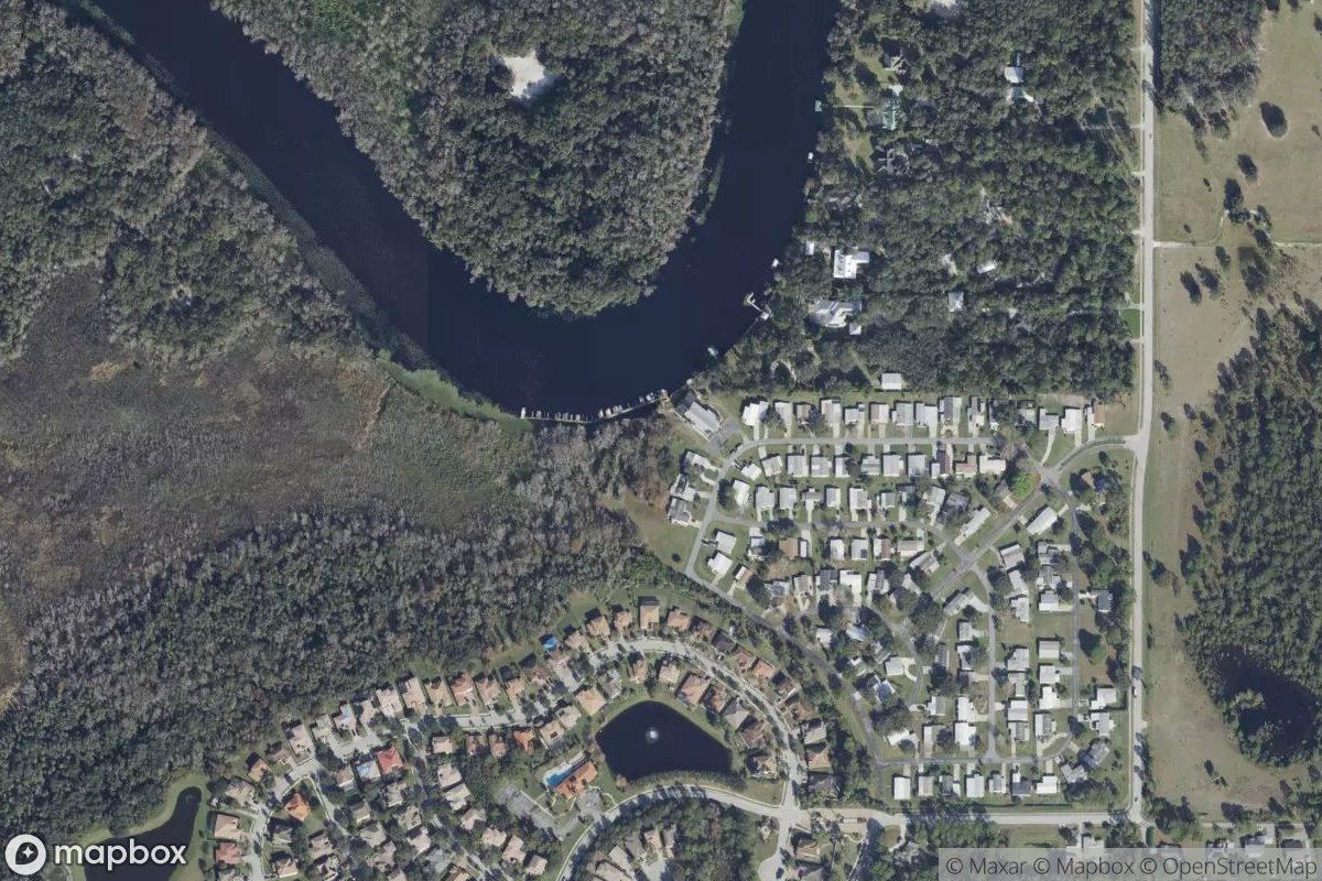 Satellite view of Marina at 28.8861, -81.3571