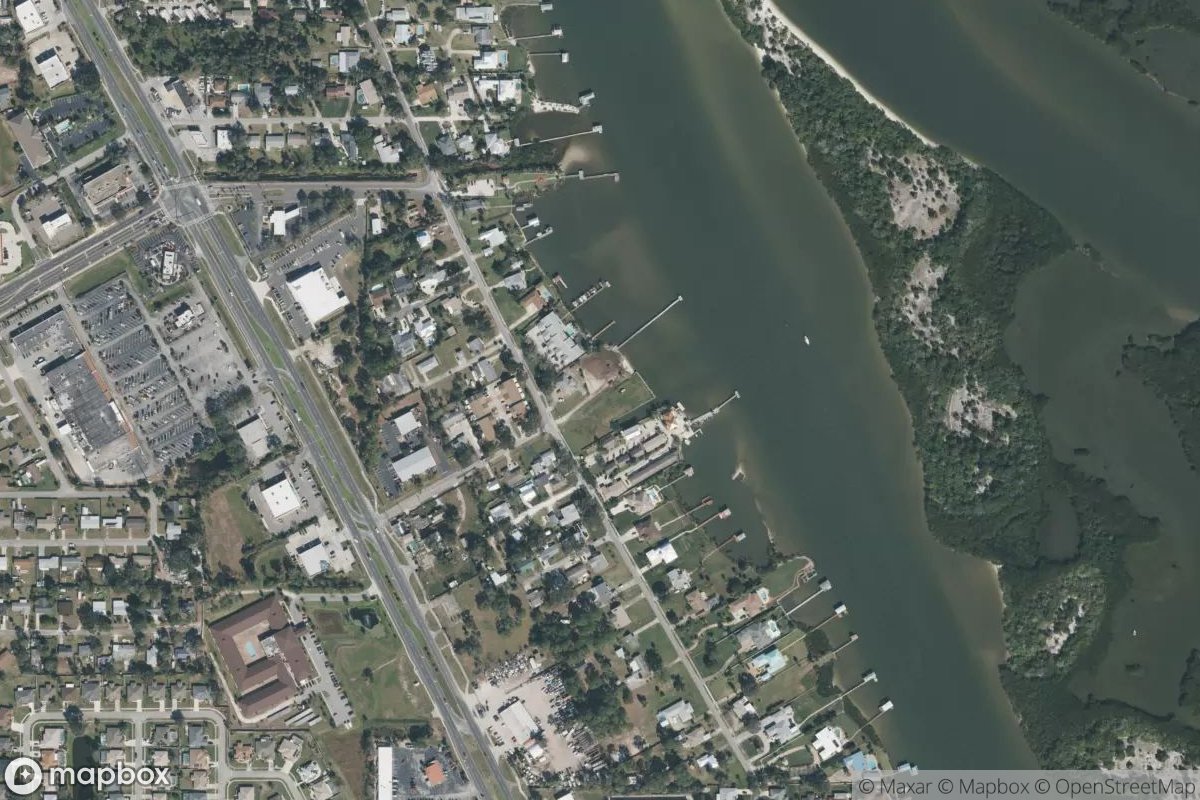 Satellite view of Marina at 28.9710, -80.8915