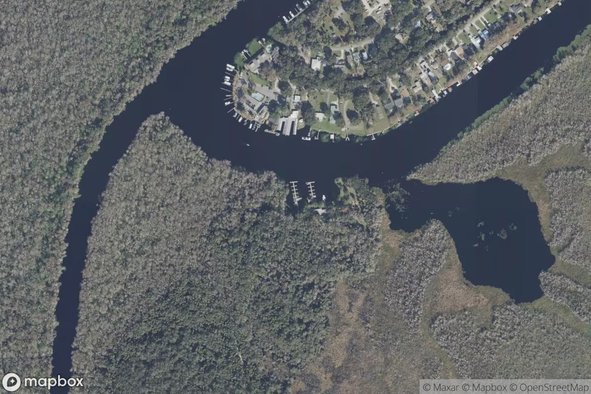 Satellite view of Marina at 28.9747, -81.3582