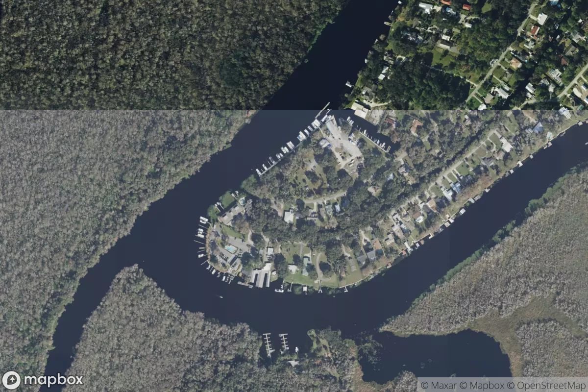 Satellite view of Marina at 28.9777, -81.3576