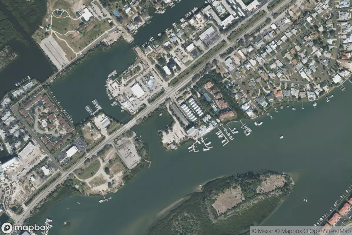 Satellite view of Marina at 29.0328, -80.9149