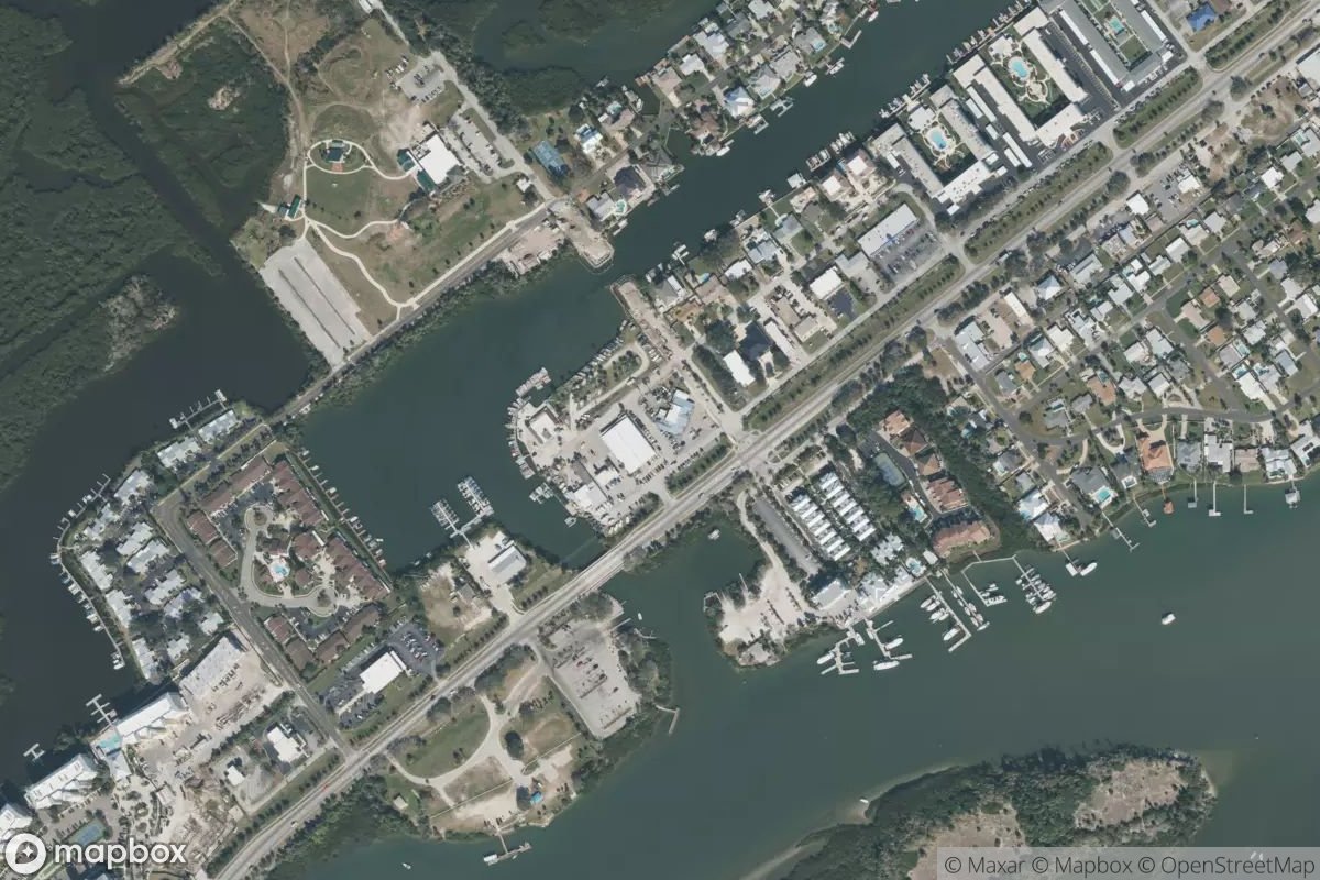 Satellite view of Marina at 29.0337, -80.9160