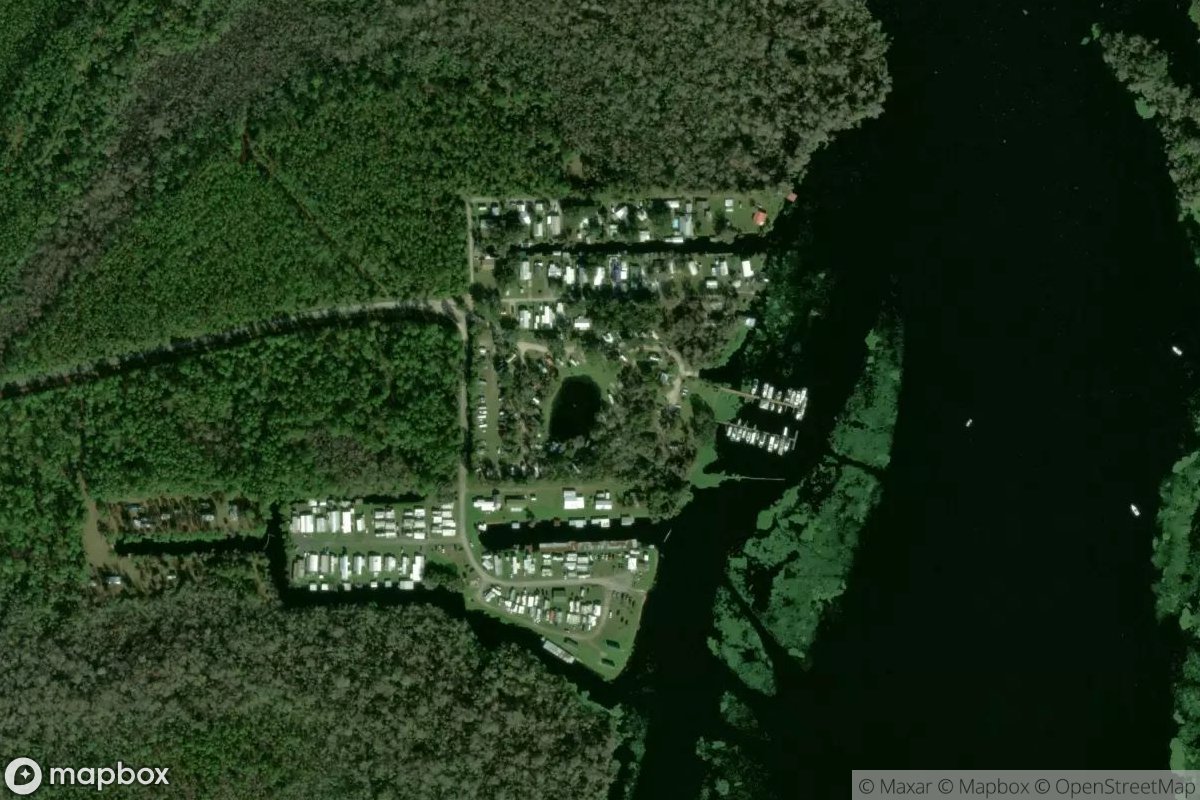 Satellite view of Marina at 29.1211, -81.5095