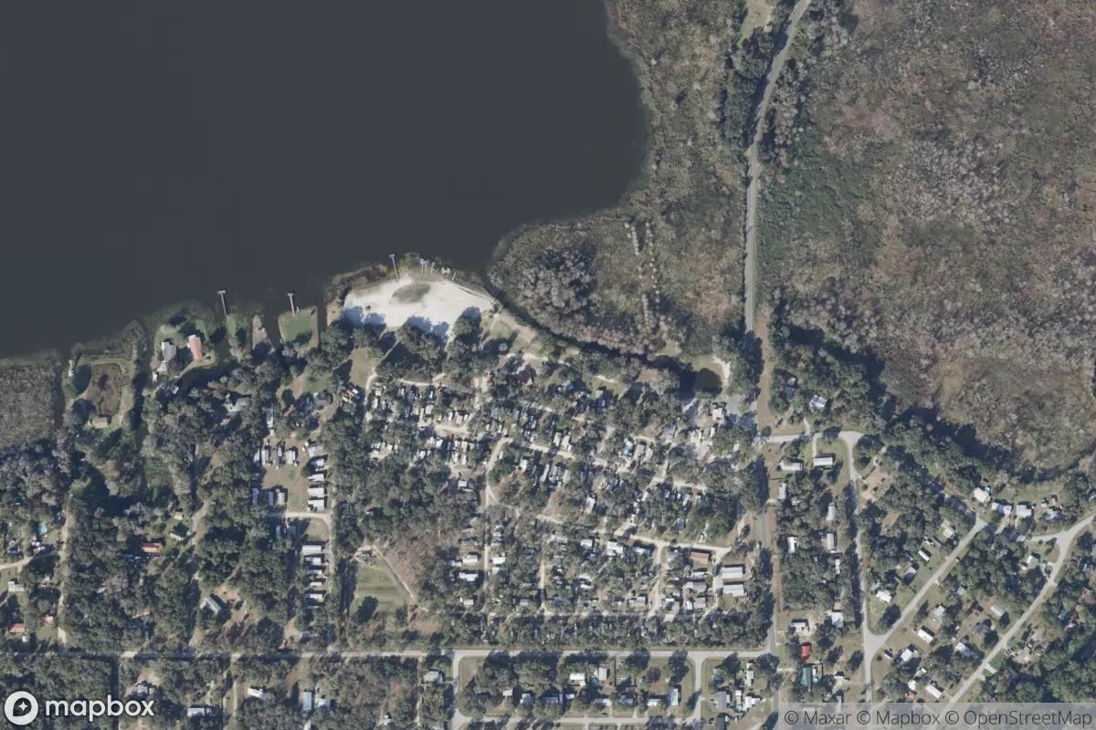 Satellite view of Marina at 29.1384, -81.8485