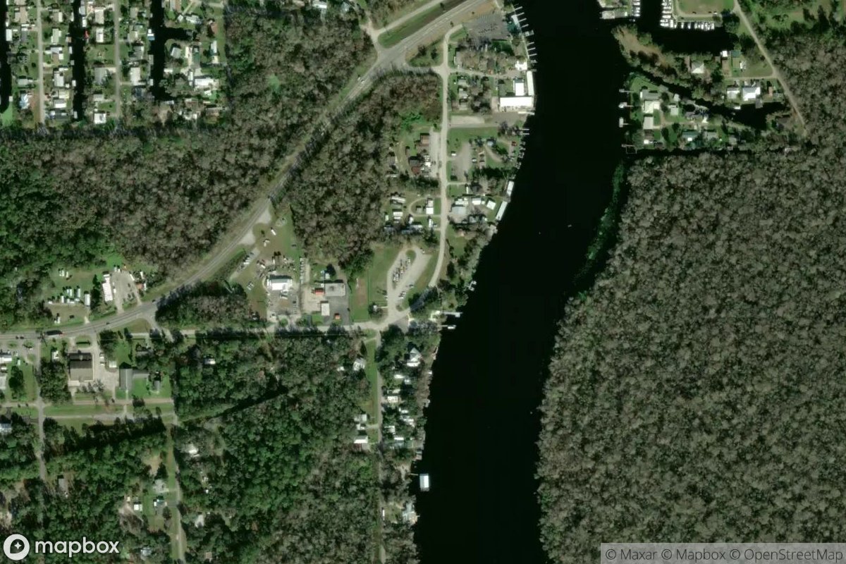 Satellite view of Marina at 29.1633, -81.5249