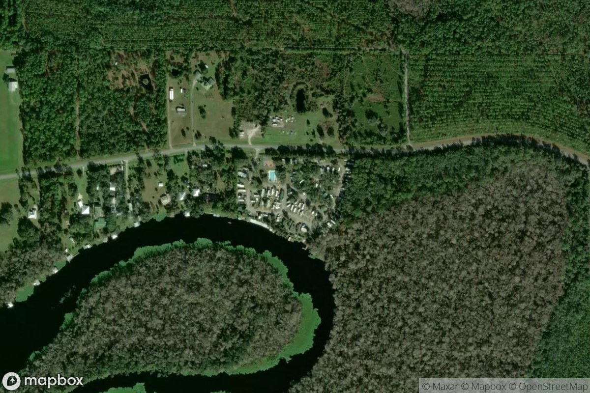 Satellite view of Marina at 29.1838, -81.5326