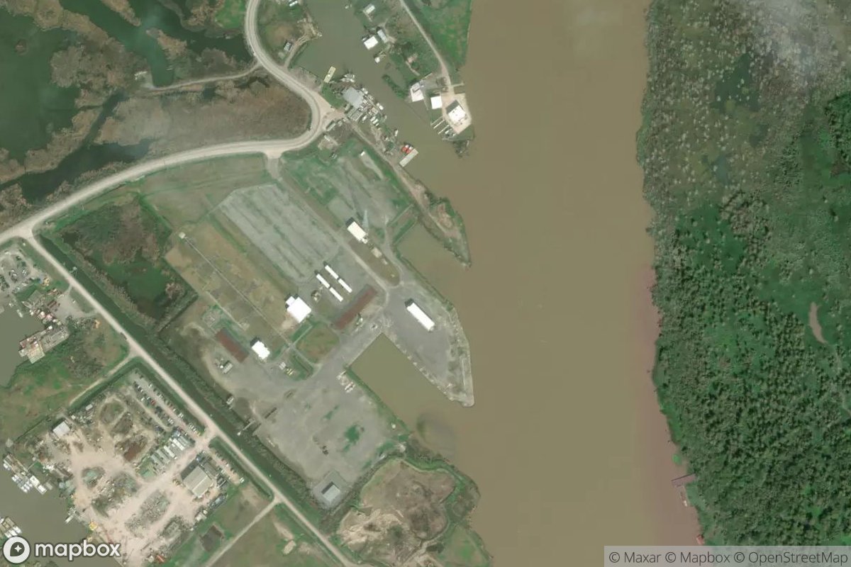 Satellite view of Marina at 29.2638, -89.3532