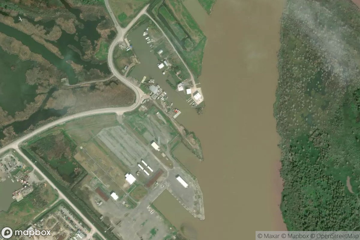 Satellite view of Marina at 29.2653, -89.3534