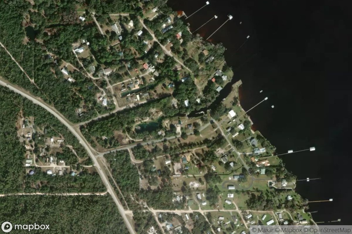 Satellite view of Marina at 29.2945, -81.6539