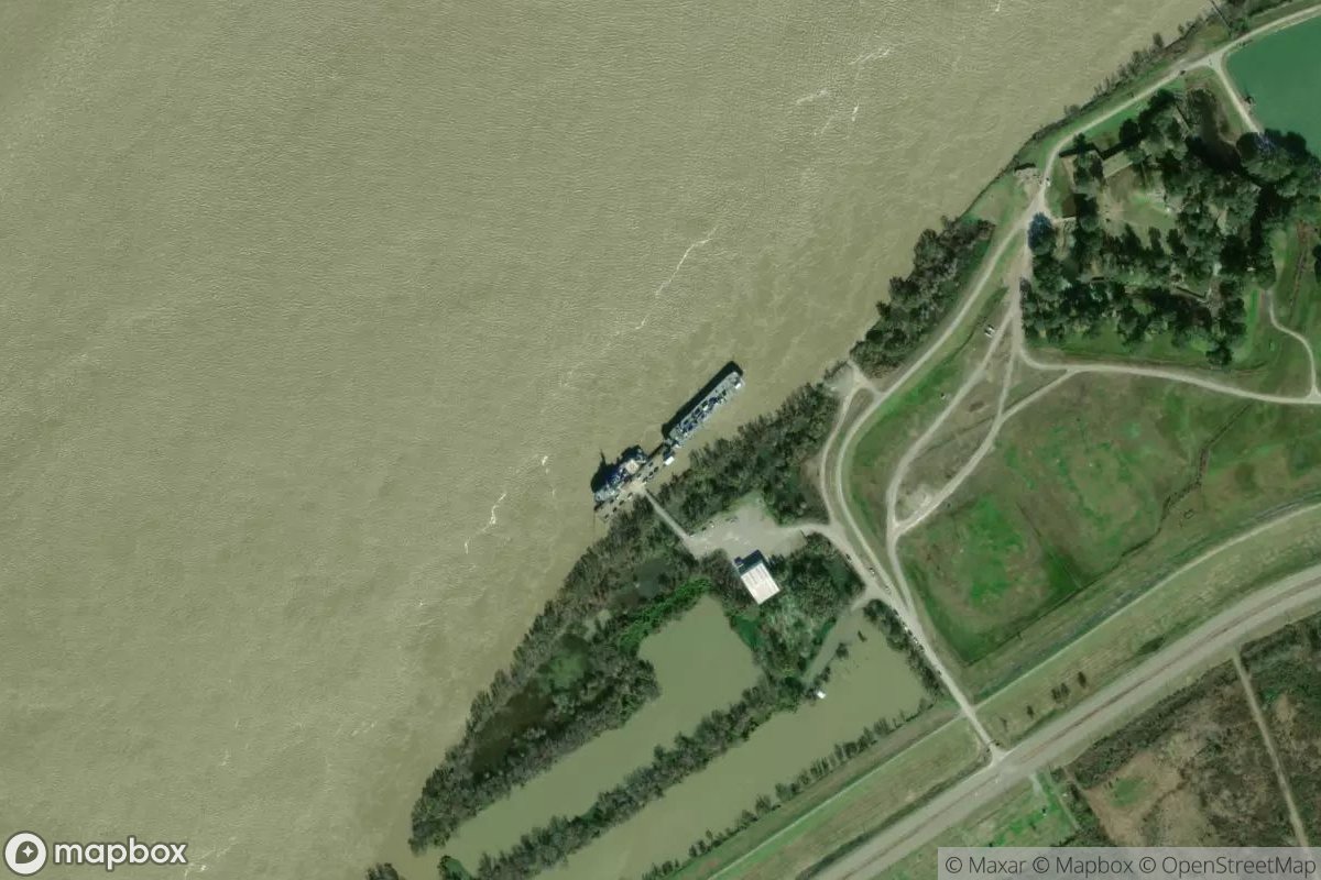 Satellite view of Marina at 29.3550, -89.4604