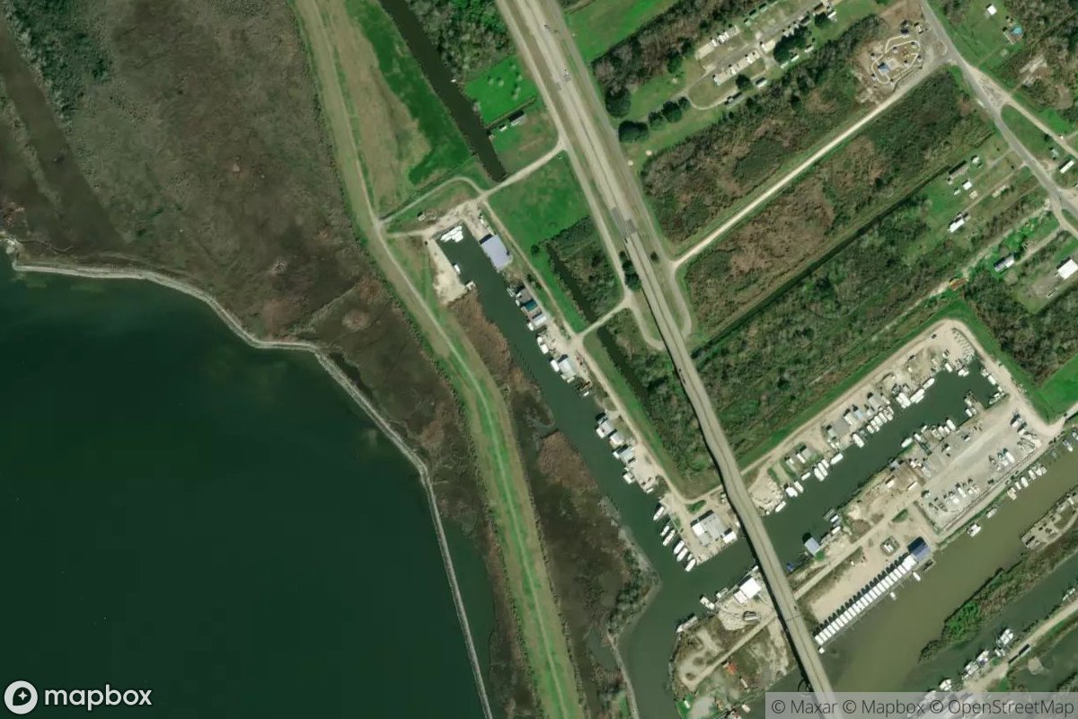 Satellite view of Marina at 29.3876, -89.6061