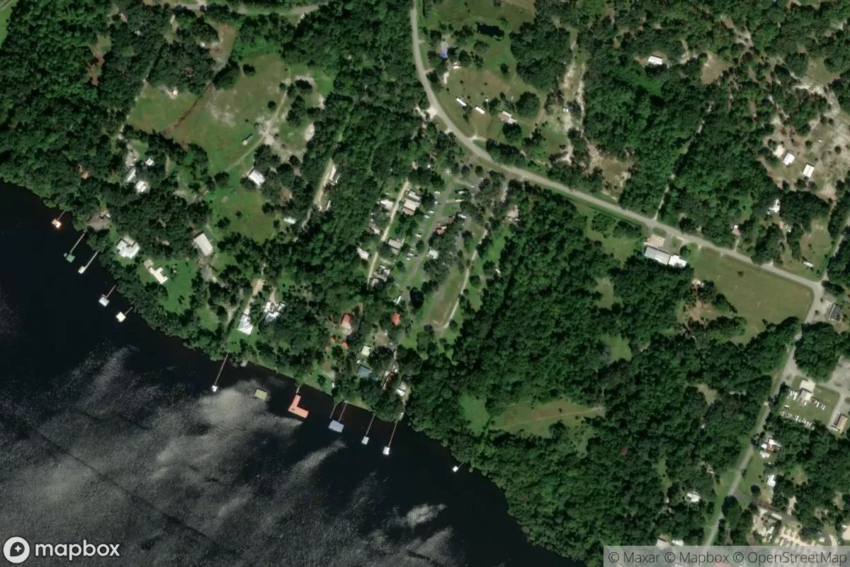 Satellite view of Marina at 29.3916, -81.6446