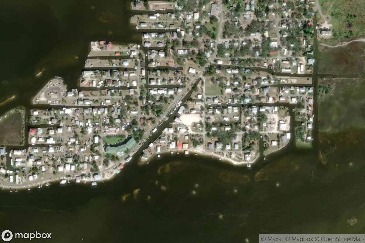 Satellite view of Marina at 29.4390, -83.2886