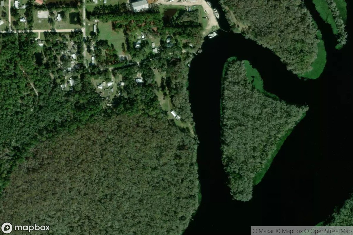Satellite view of Marina at 29.5700, -81.6993