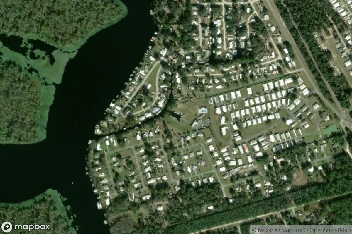 Satellite view of Marina at 29.5758, -81.6763