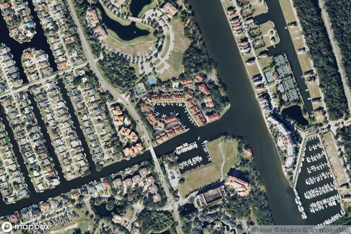 Satellite view of Marina at 29.5782, -81.1937