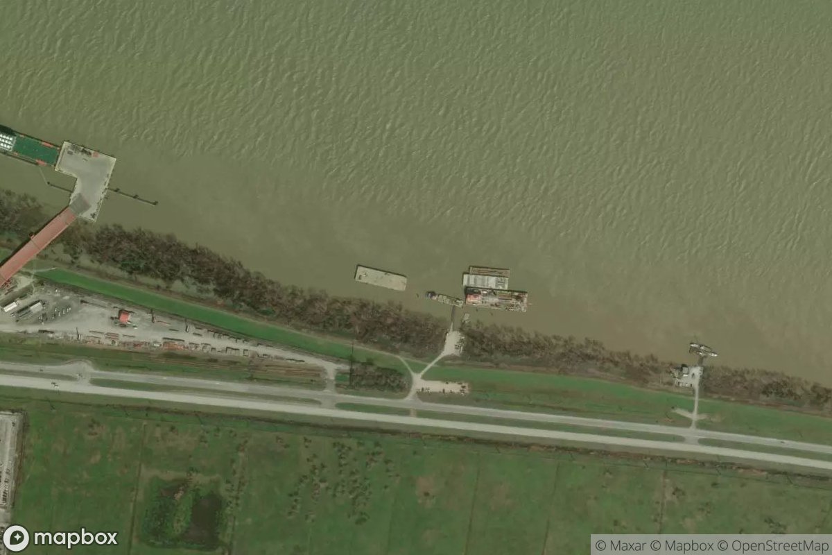 Satellite view of Marina at 29.6039, -89.8711