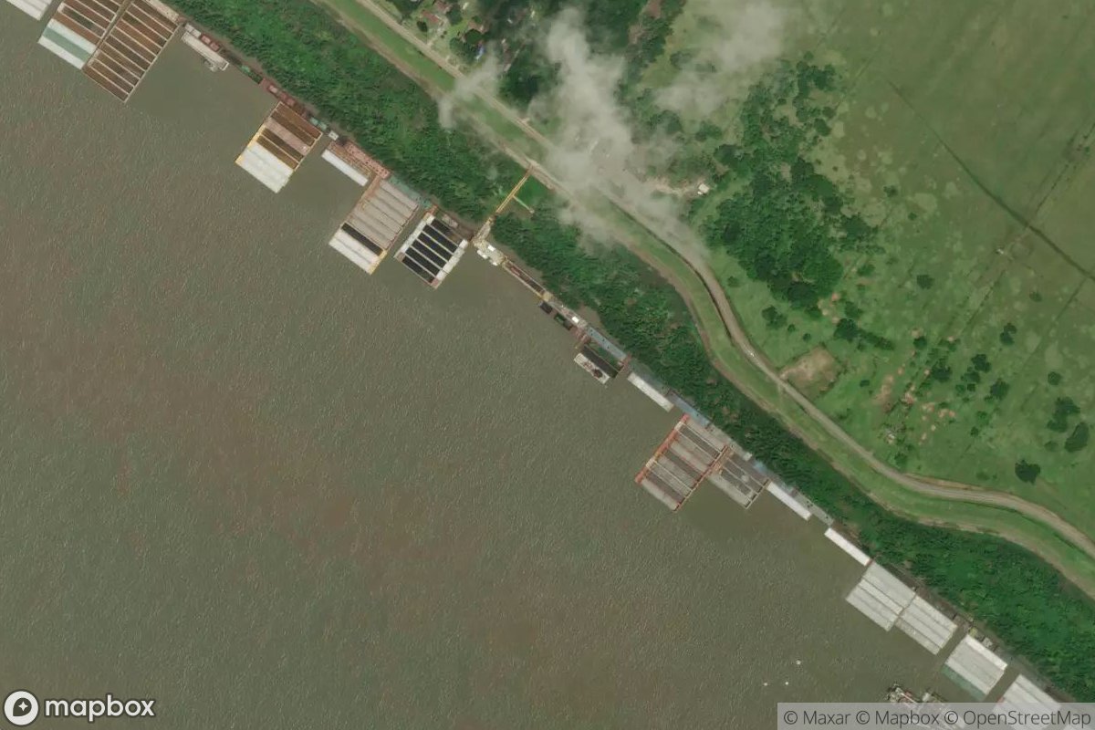Satellite view of Marina at 29.6325, -89.9174