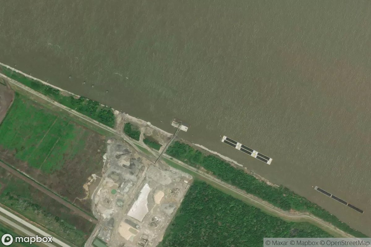 Satellite view of Marina at 29.6352, -89.9360