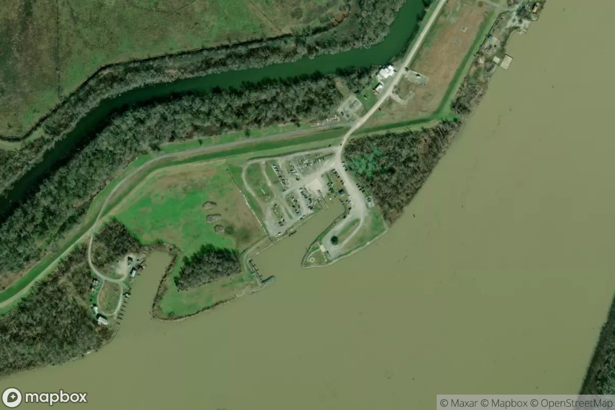 Satellite view of Marina at 29.6606, -91.2444