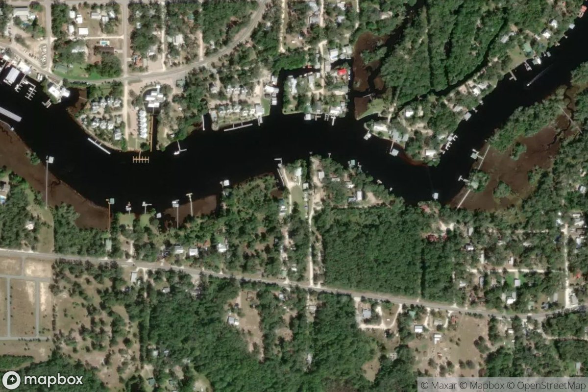 Satellite view of Marina at 29.6653, -83.3695
