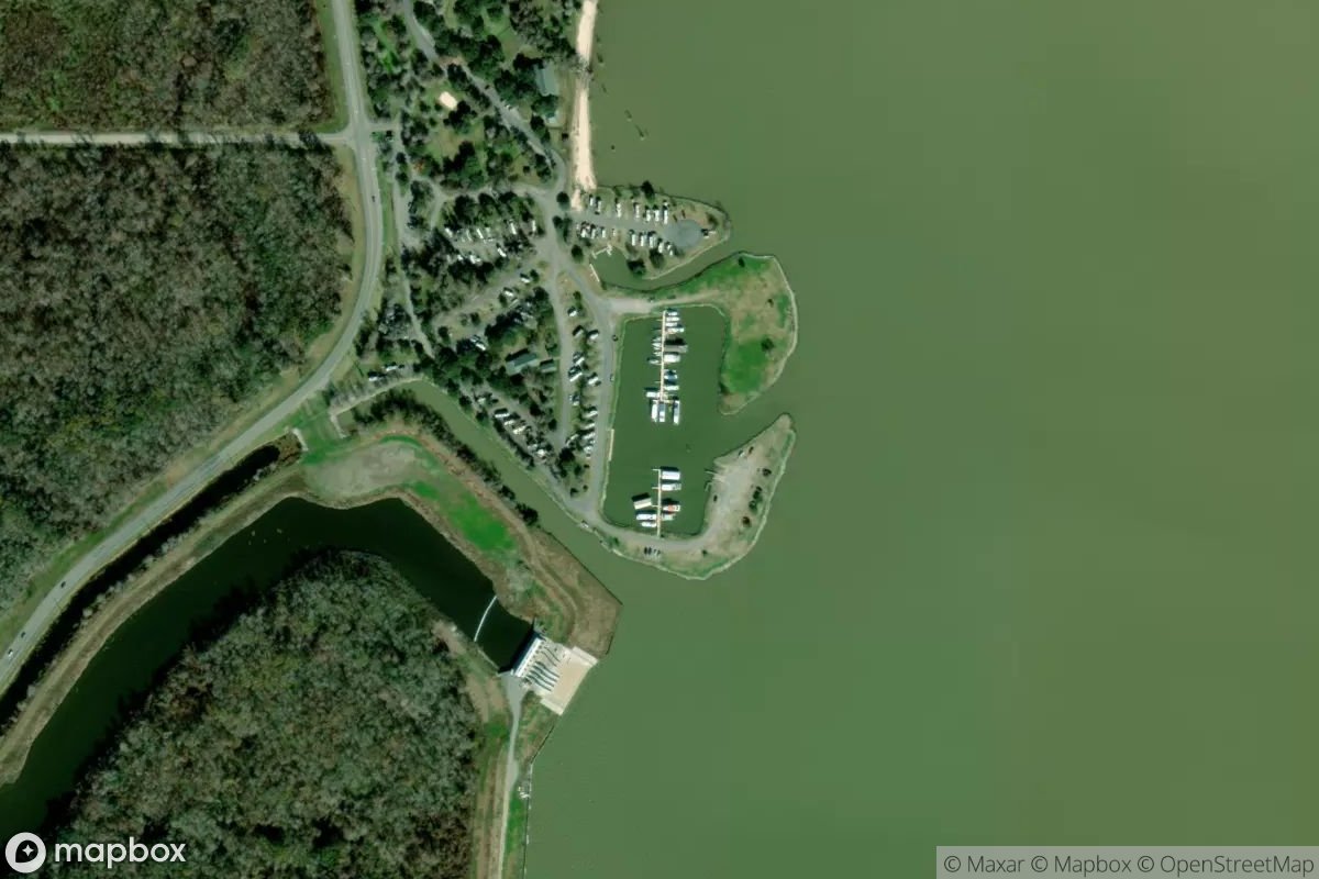 Satellite view of Marina at 29.7184, -91.1872