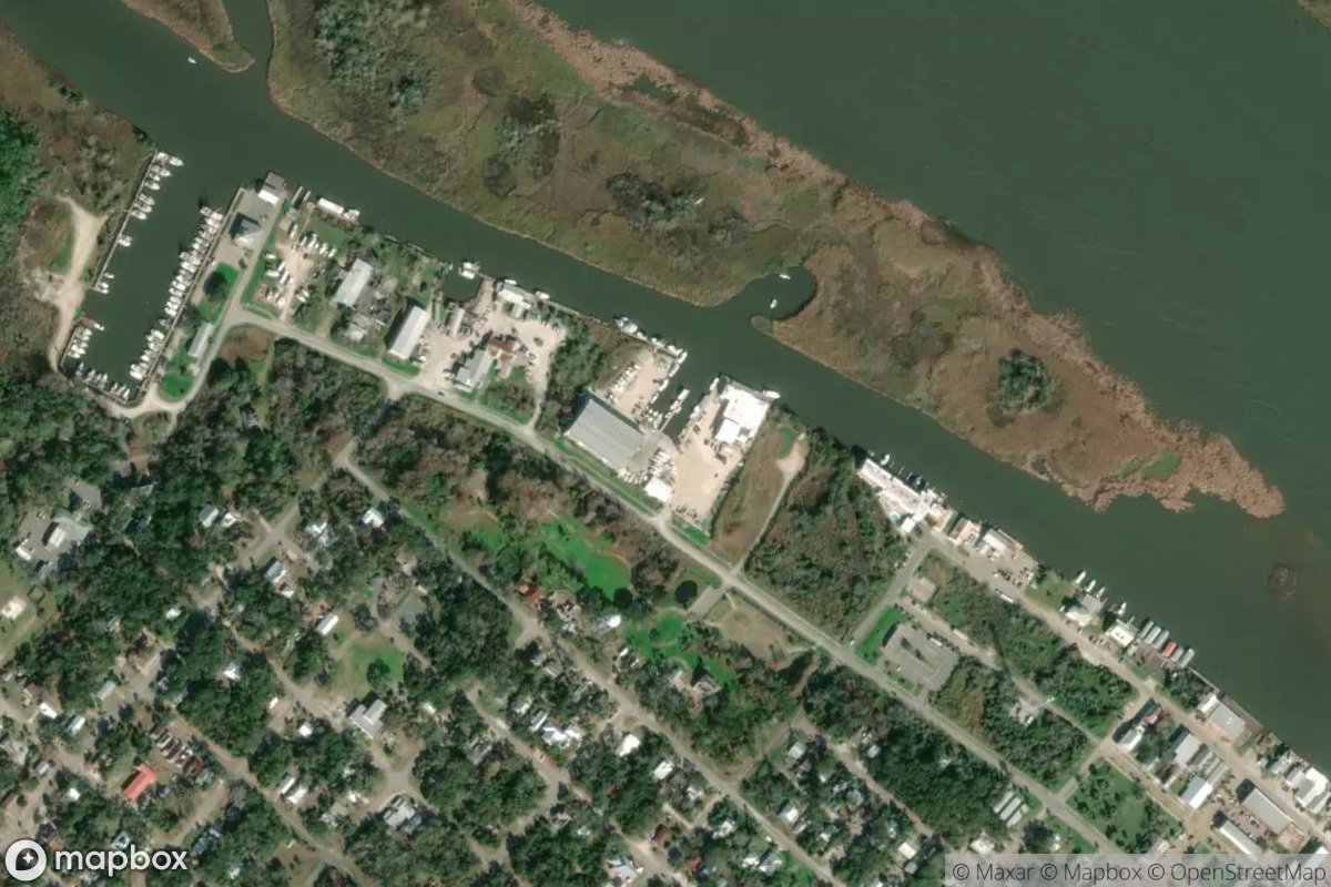 Satellite view of Marina at 29.7322, -84.9903