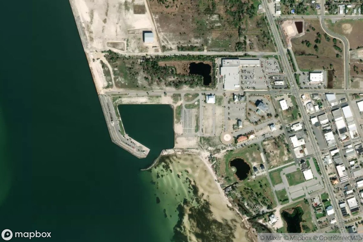 Satellite view of Marina at 29.8149, -85.3090