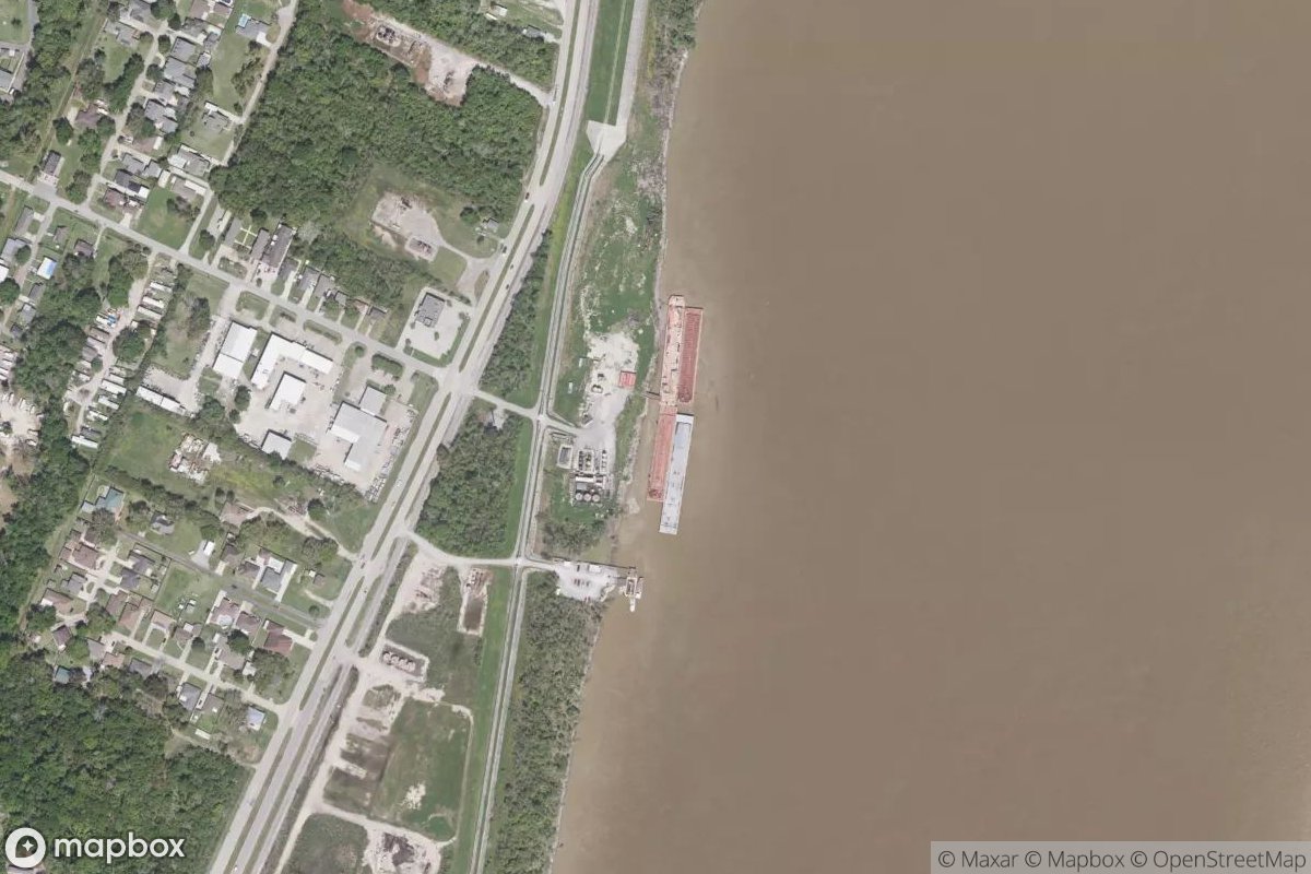 Satellite view of Marina at 29.8182, -90.0056