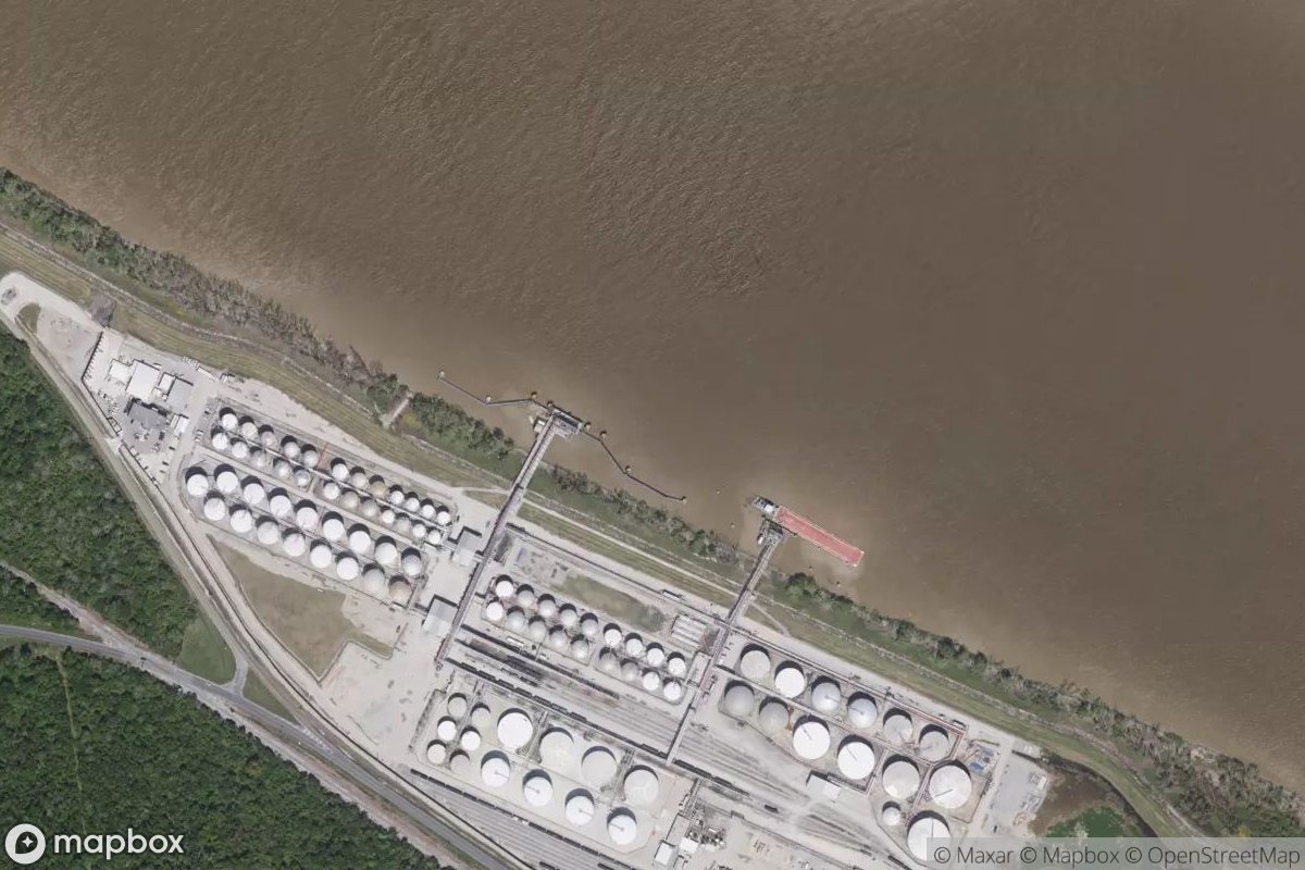 Satellite view of Marina at 29.8710, -89.9444